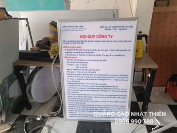 Bảng nội quy công ty